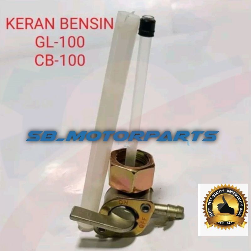 KRAN BENSIN KERAN MEMBERAN MEMBRAN BENSIN GL 100  CB 100  CB K2 HIGH QUALITY
