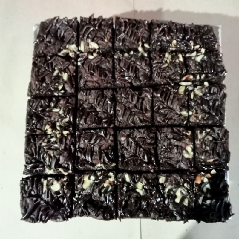 

brownies shiny crust panggang