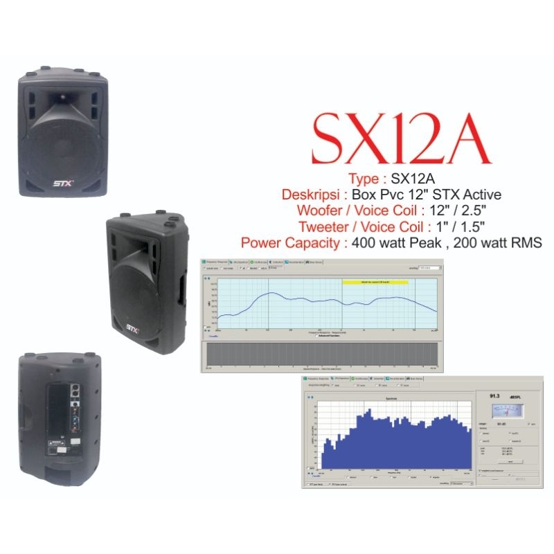 Speaker Active 12" Merk STX Model Huper