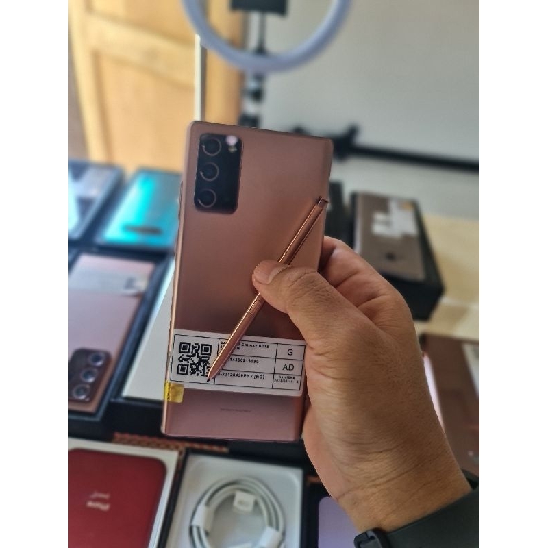 HP SAMSUNG GALAXY NOTE 20 || GARANSI RESMI || DUALSIM || 8-256GB || BEKAS BERKUALITAS