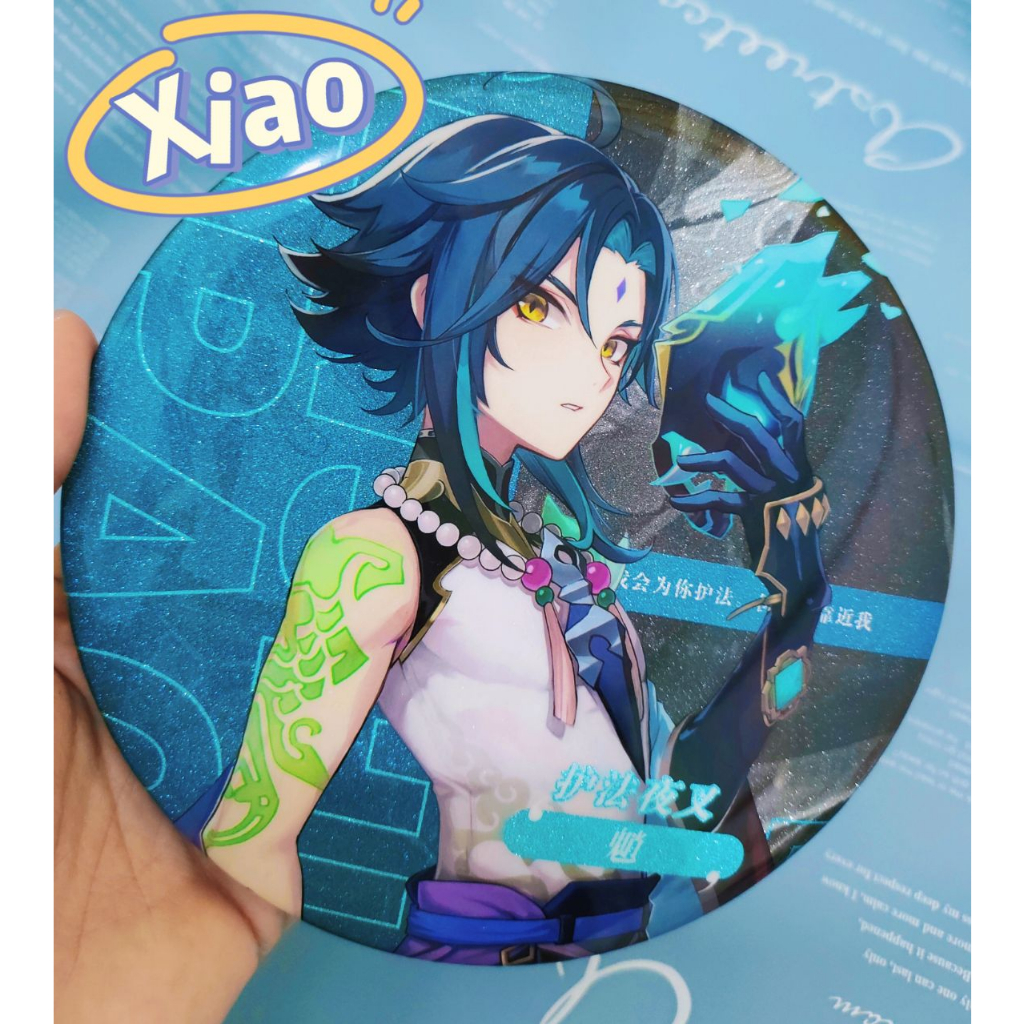 Genshin Impact Koleksi Karakter Anime Standee Action Figure Diameter 15 cm Bisa Berdiri Set Pajangan