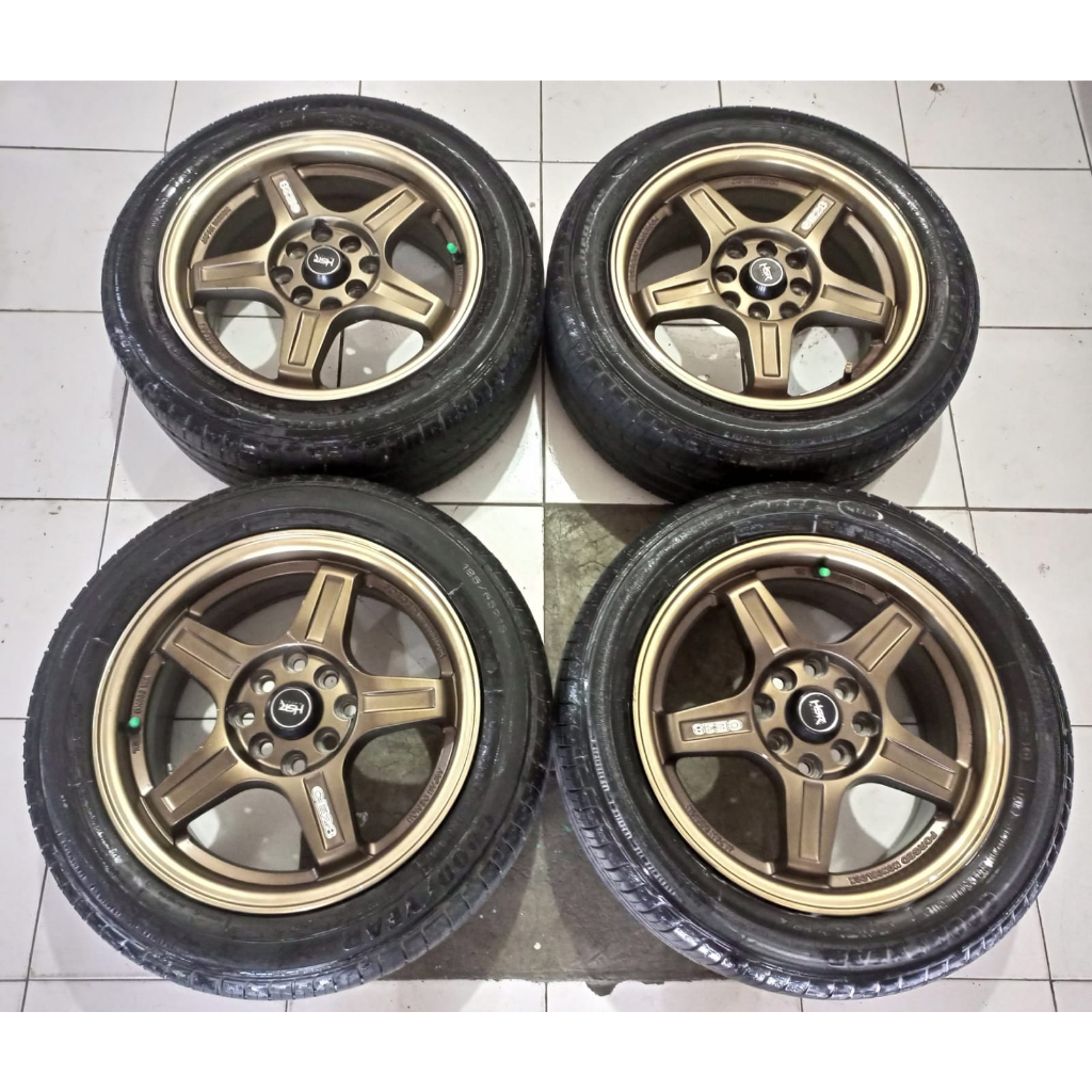 VELG MOBIL SECOND TE 37 RING 15 LEBAR 7 PCD 8X100/114,3 + BAN 185 55 R15