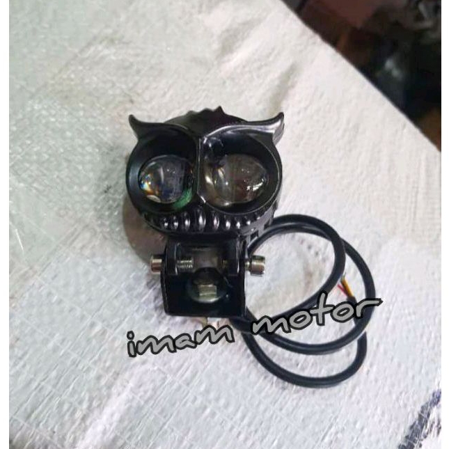 lampu sorot LED owl D2, lampu tembak laser D2 owl 2 mode