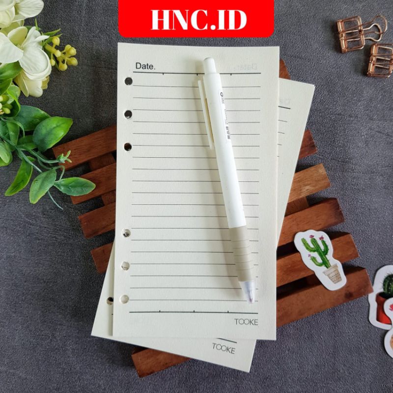 

Loose Leaf A6 Isi 50 Lembar Kertas Binder 6 Lubang By HNC.ID