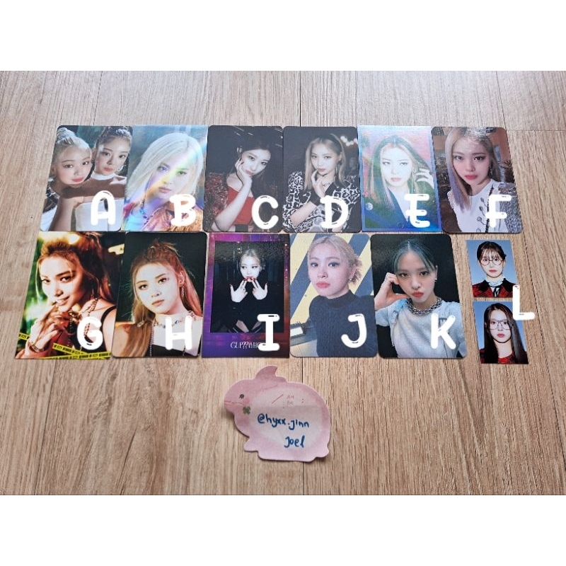 Pc Photocard Benefit Pob Itzy Ryujin Chaeryeong Yeji Lia Yuna Itz Me Wannabe Not Shy Ns Guess Who Gs