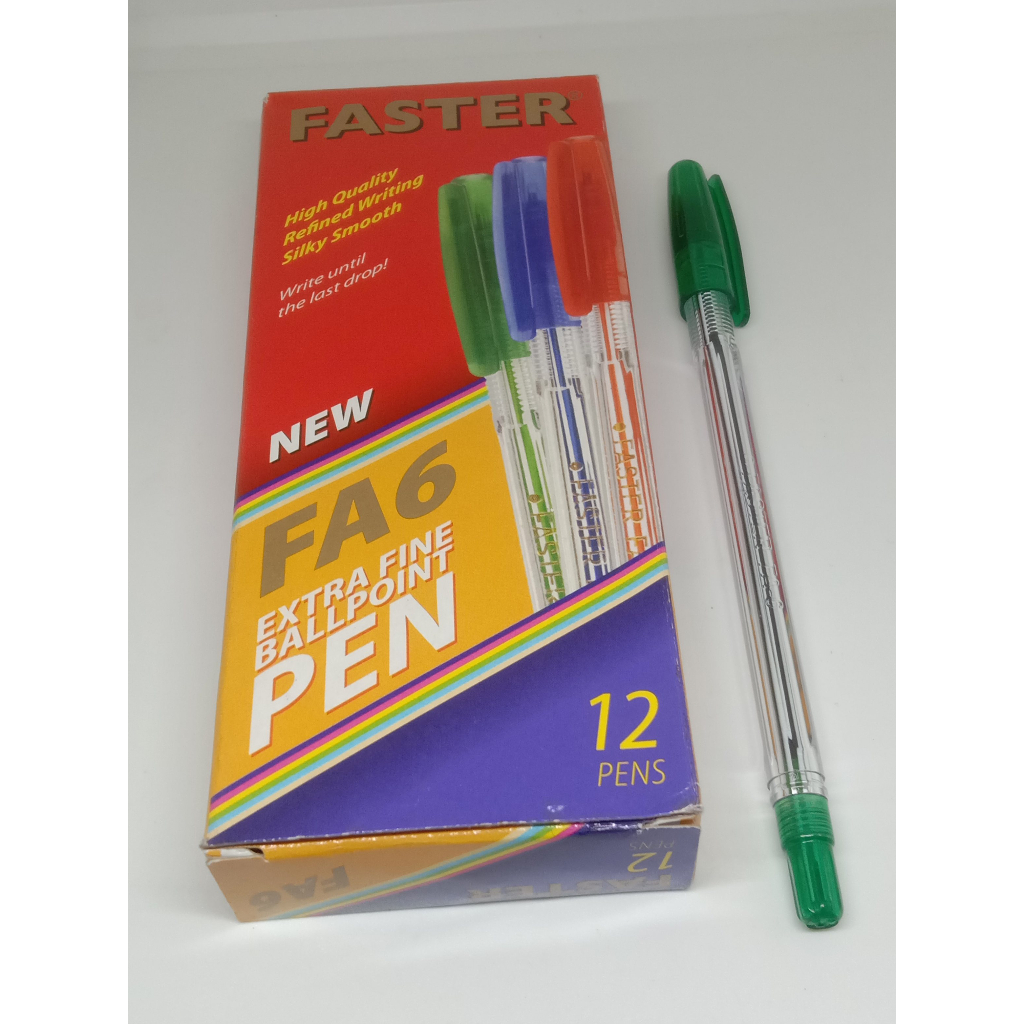 

PEN PULPEN FASTER FA6 HARGA 1 KOTAK ISI 12 PCS EXTRA FINE