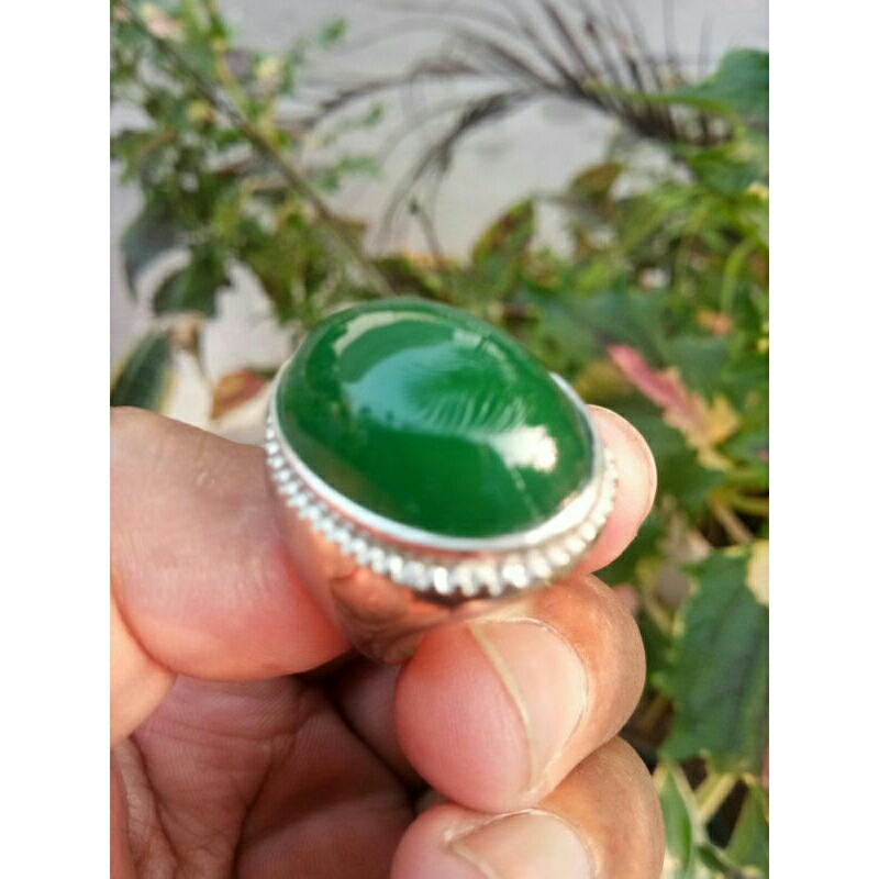 CINCIN BATU HIJAU GARUT CHALCEDONY