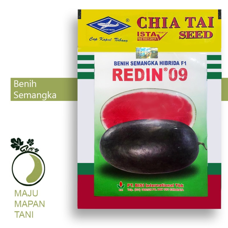 TERMURAH TERBARU BENIH BIBIT SEMANGKA INUL DAGING MERAH SEMANGKA REDIN 09 F1 20 GRAM 100%