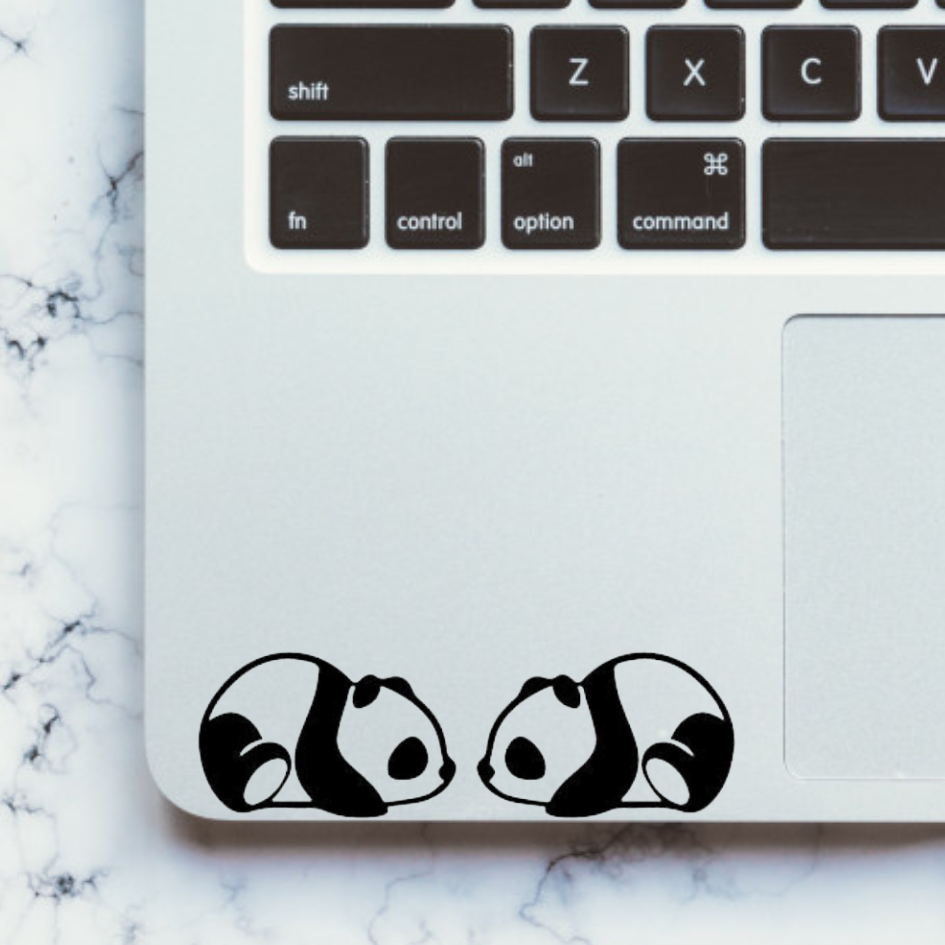 stiker baby panda untuk laptop mobil helm cutting sticker vinyl decal sticker