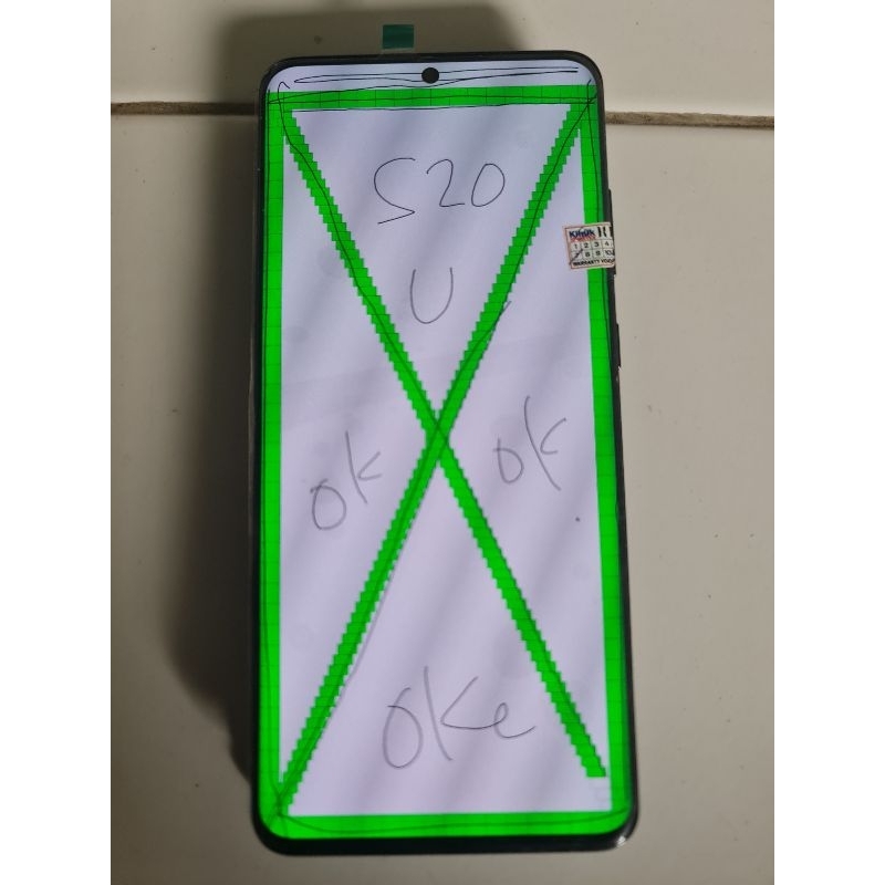 lcd samsung S20 ultra NEW / BARU original no minus