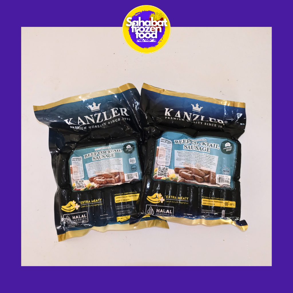 

Kanzler Beef Cocktail Sausage / Sosis Sapi Mini By Kanzler