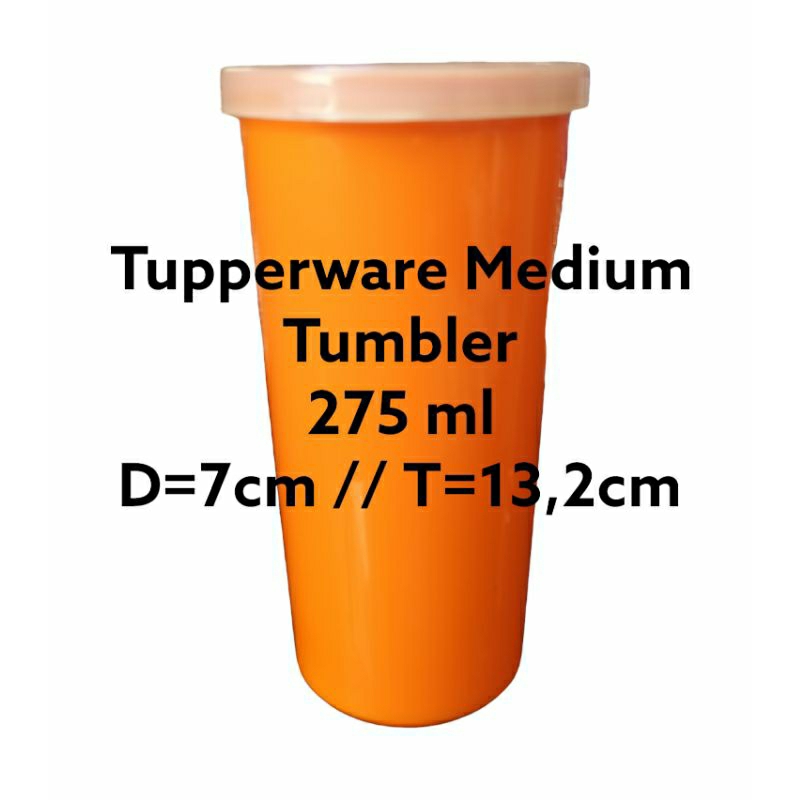 Tupperware Medium Tumbler 275 ml / Tempat Minum Tupperware