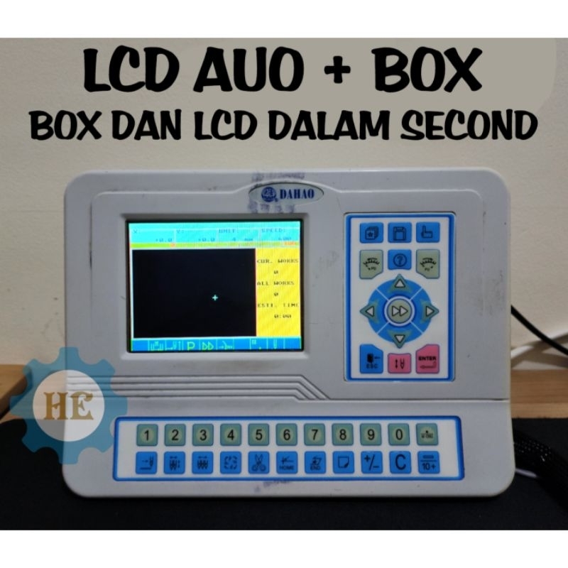 MONITOR AUO + BOX SECOND MESIN BORDIR KOMPUTER