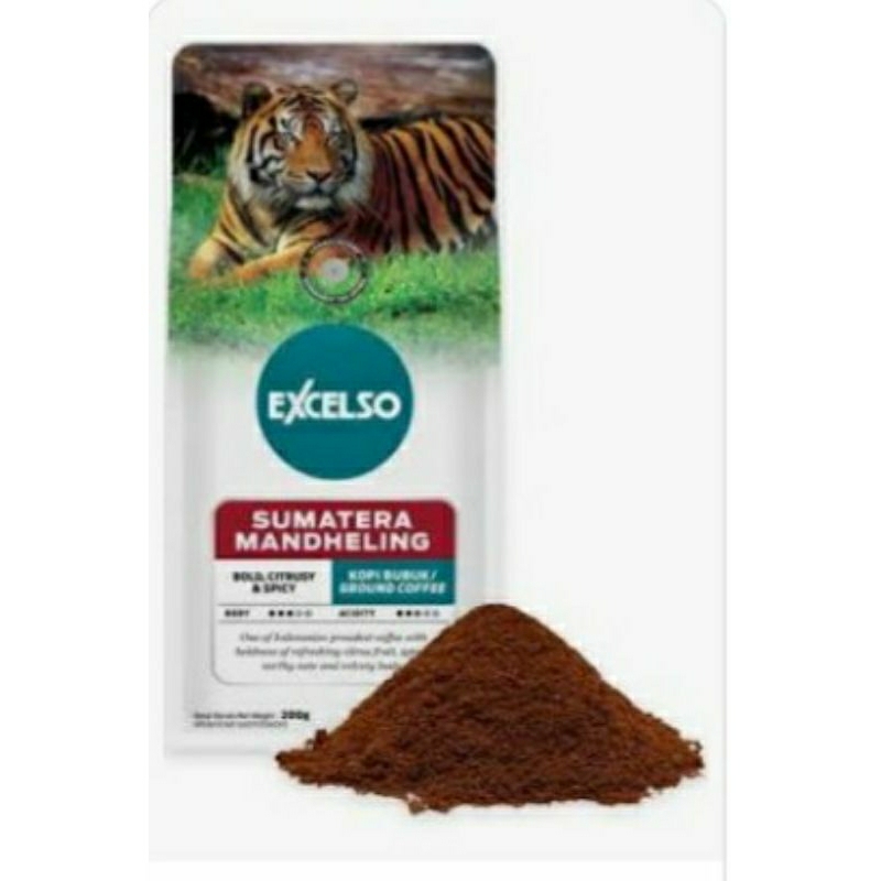 

KOPI EXCELSO SUMATRA MANDHELING BUBUK 200 GR