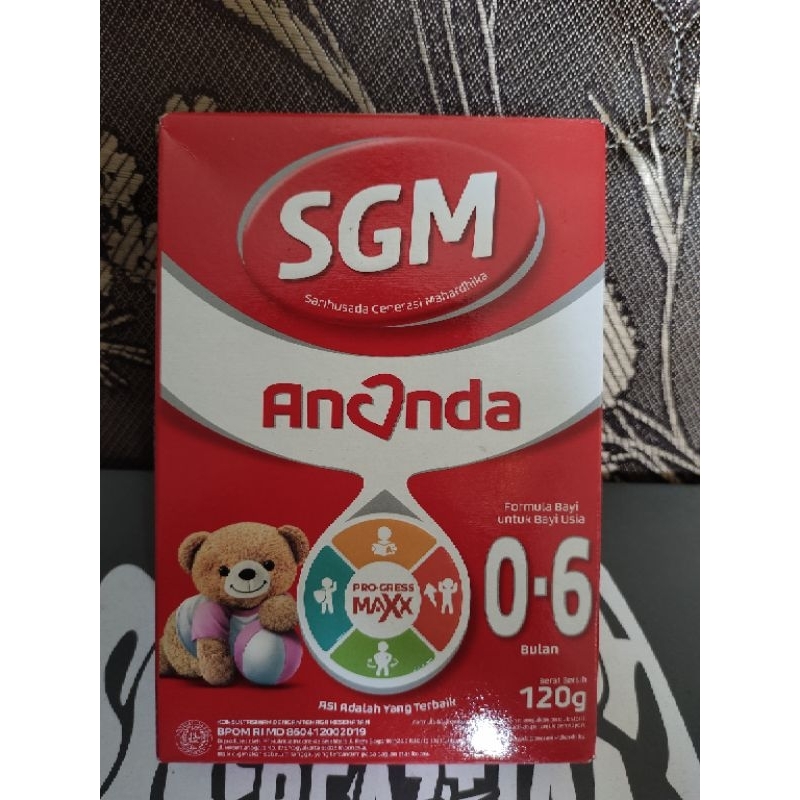 SGM Ananda susu formula bayi 0-6 (120gr)