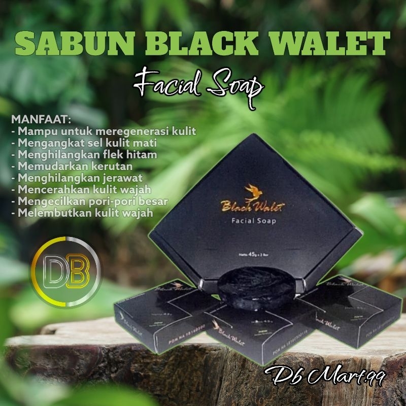 sabun black walet - sabun walet - sabun muka facial soap original