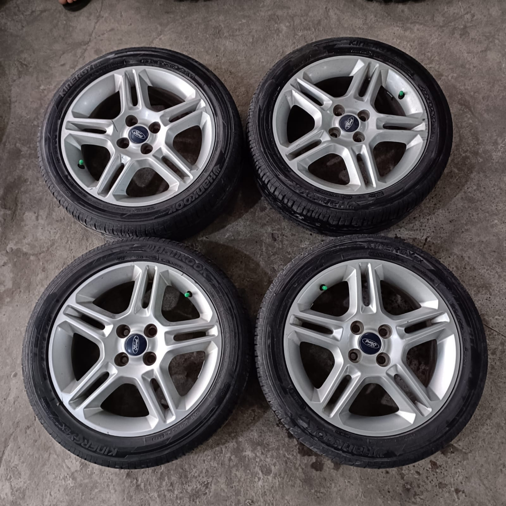 Velg Bekas Mobil Ford Fiesta Ring 16 Ban 195 50 R16 Hankok