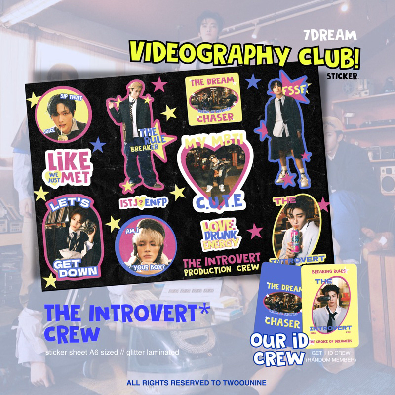 

THE INTROVERT CREW STICKER — NCT DREAM