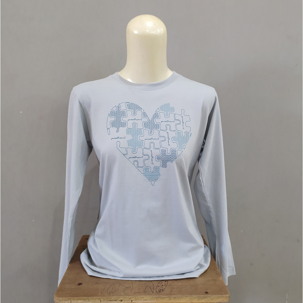 KAOS OBLONG WANITA ROLUN 46165 LENGAN PANJANG