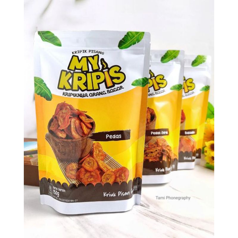 

MY KRIPIS - Kripik Pisang - Varian Pedas