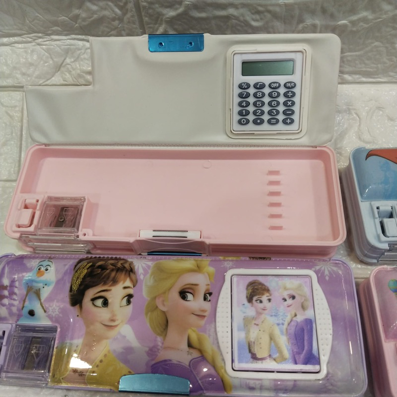 

Tempat Pinsil Magnet Kode 66-6 & Kode Zl 588 Karakter Ada Kalkulator//Kotak Pensil Magnet