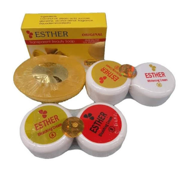 Krim esther original holo thomas 3in1 / sabun esther cream siang malam