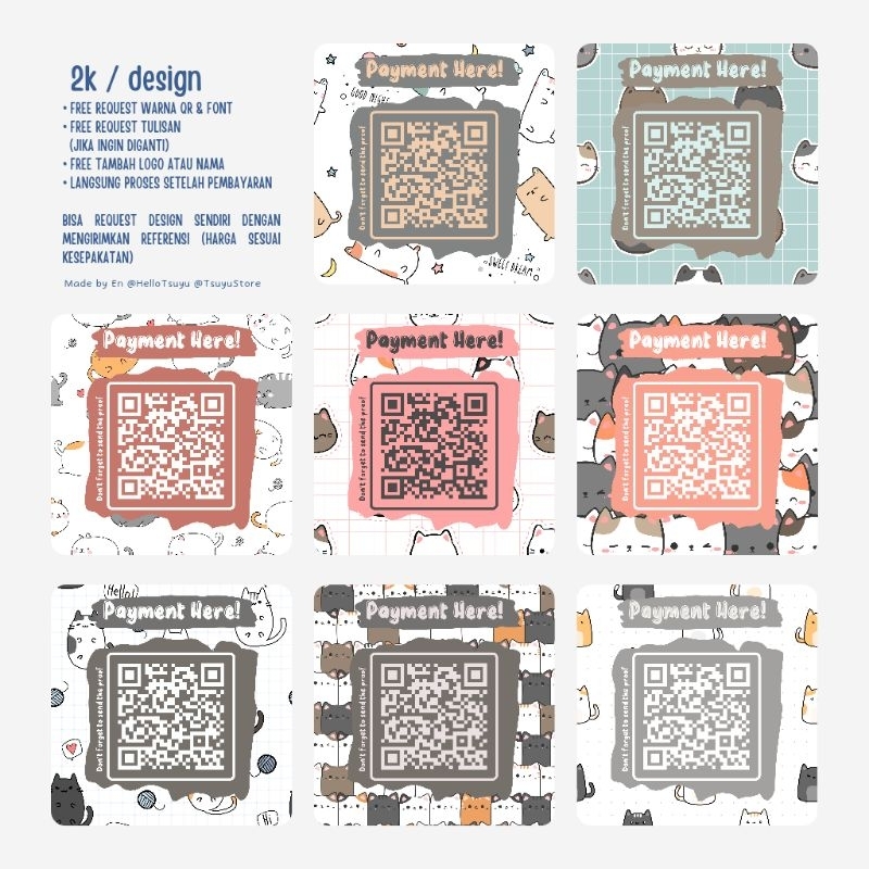 Qris Deco | qr deco | Desain qr