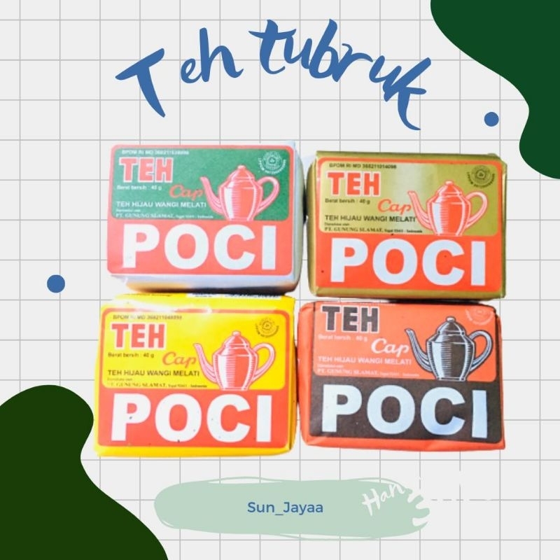 

Teh poci tubruk 40 gram (1 pcs)