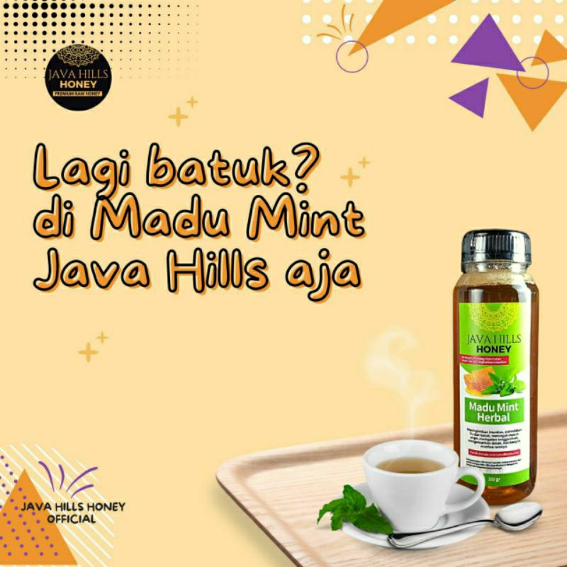 

MADU MINT HERBAL 330GR MENGOBATI RADANG TENGGOROKAN /PILEK /MASUK ANGIN