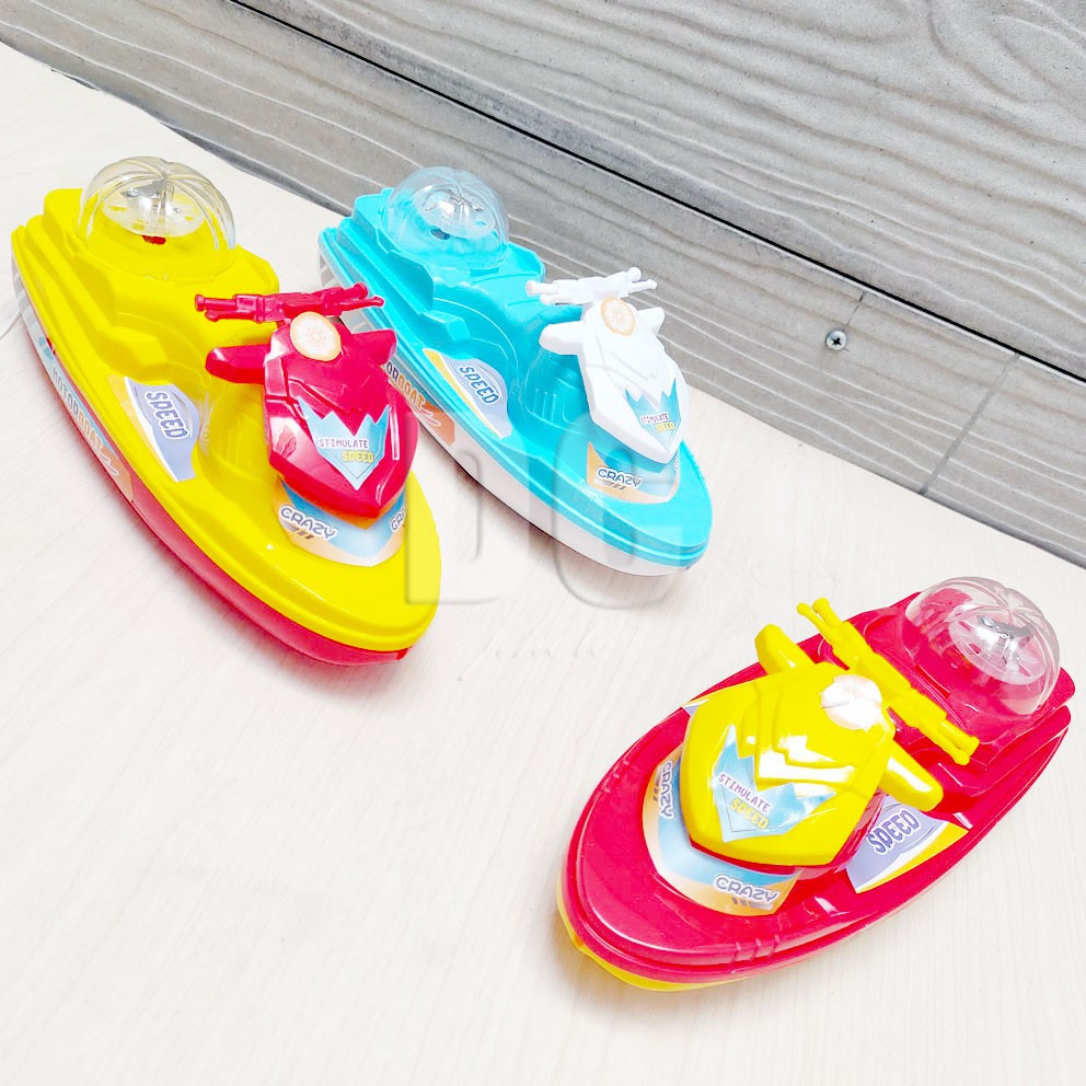 Mainan Speedboat Tarik Mainan Jet Ski Jetski Bisa Jalan Nyala murah