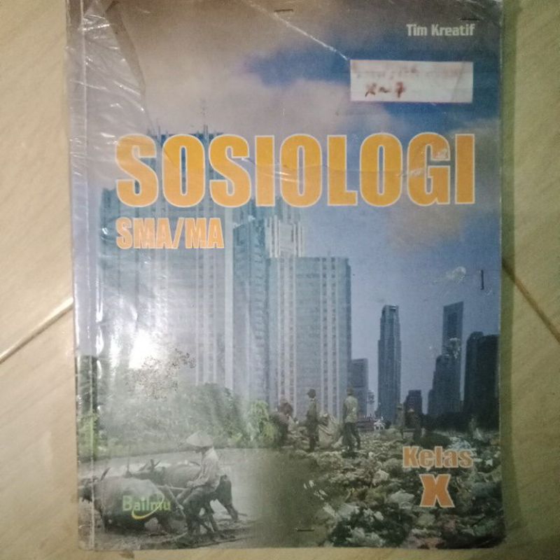 Buku Sosiologi Kelas 10/ Kelas 1 SMA Bailmu
