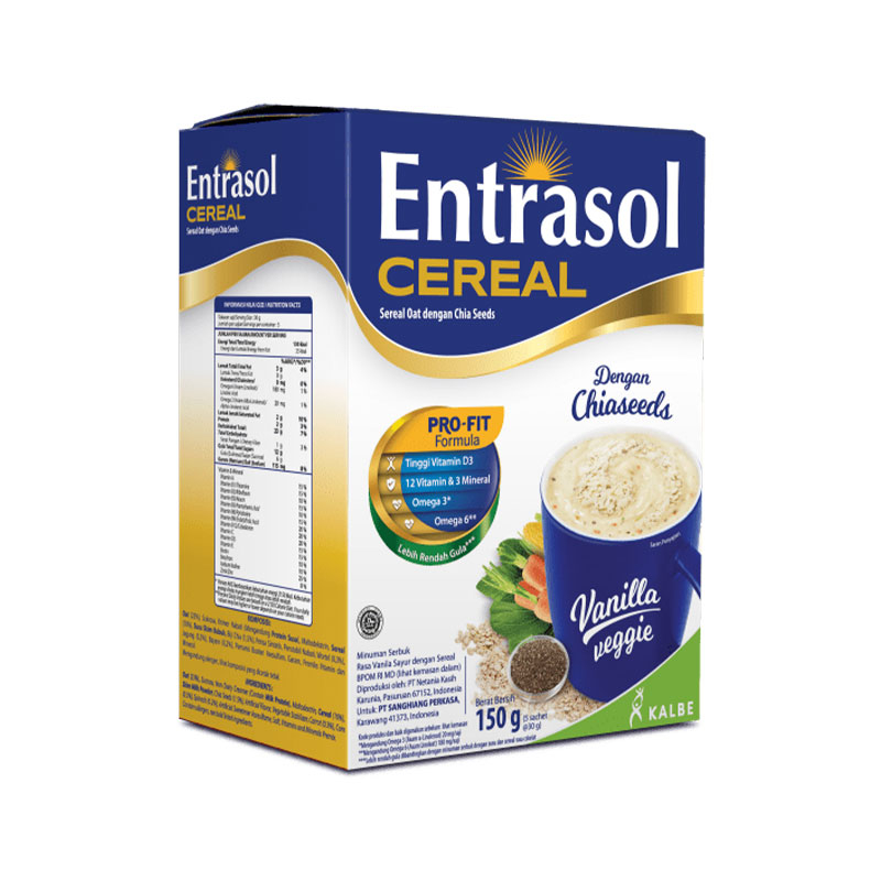 

ENTRASOL OAT QUICKSTART VANILA VEGGIE 5 X 30 GRAM