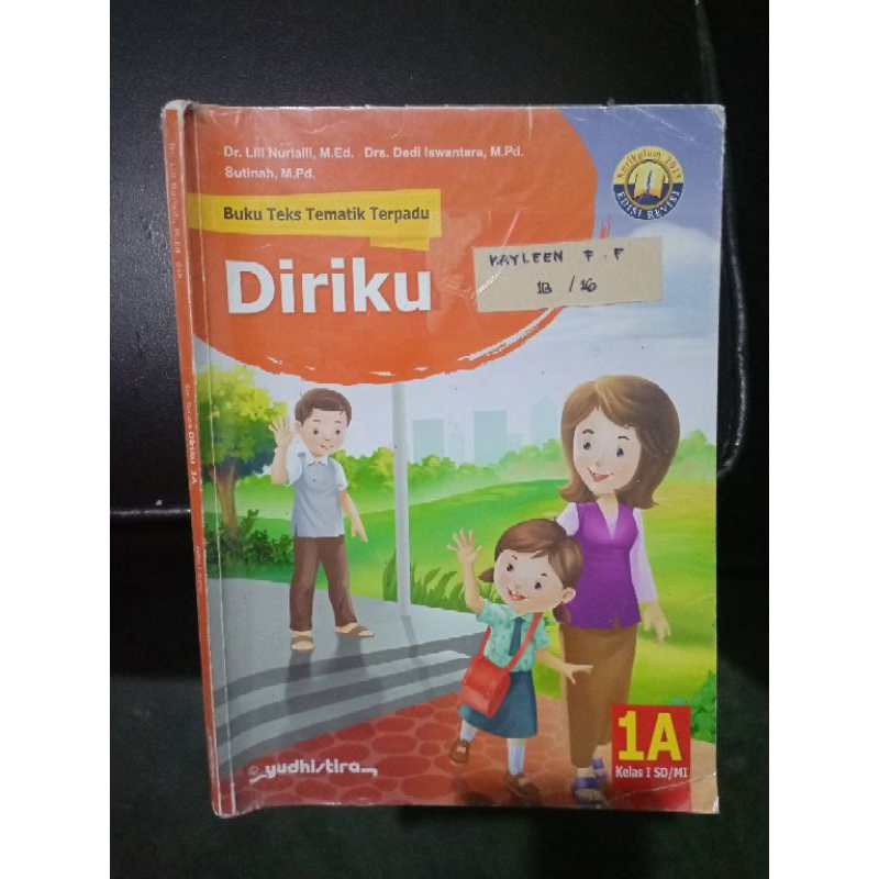 

buku tematik 1A kelas 1sd yudhistira diriku