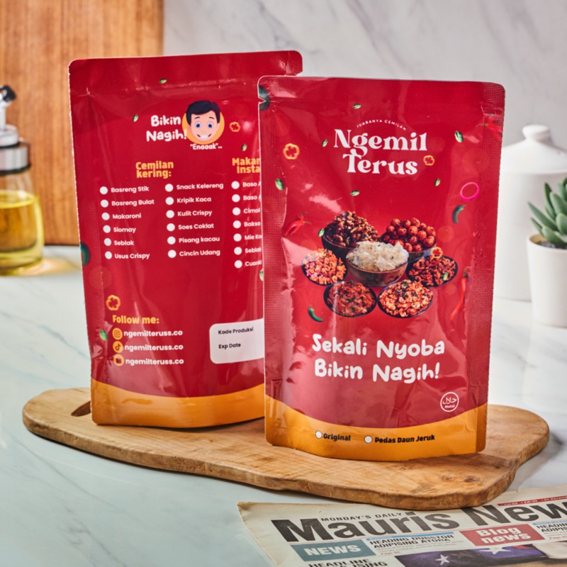 

[PROMO!] Cemilan Pedas Basreng Seblak Pangsit Makaroni Kulit Usus Crispy Pedas MURAH @Ngemilteruss.co