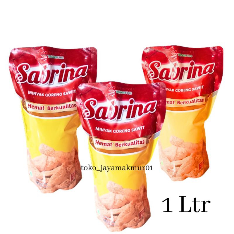 

Minyak Goreng Kemasan Sabrina 1 liter / 2liter