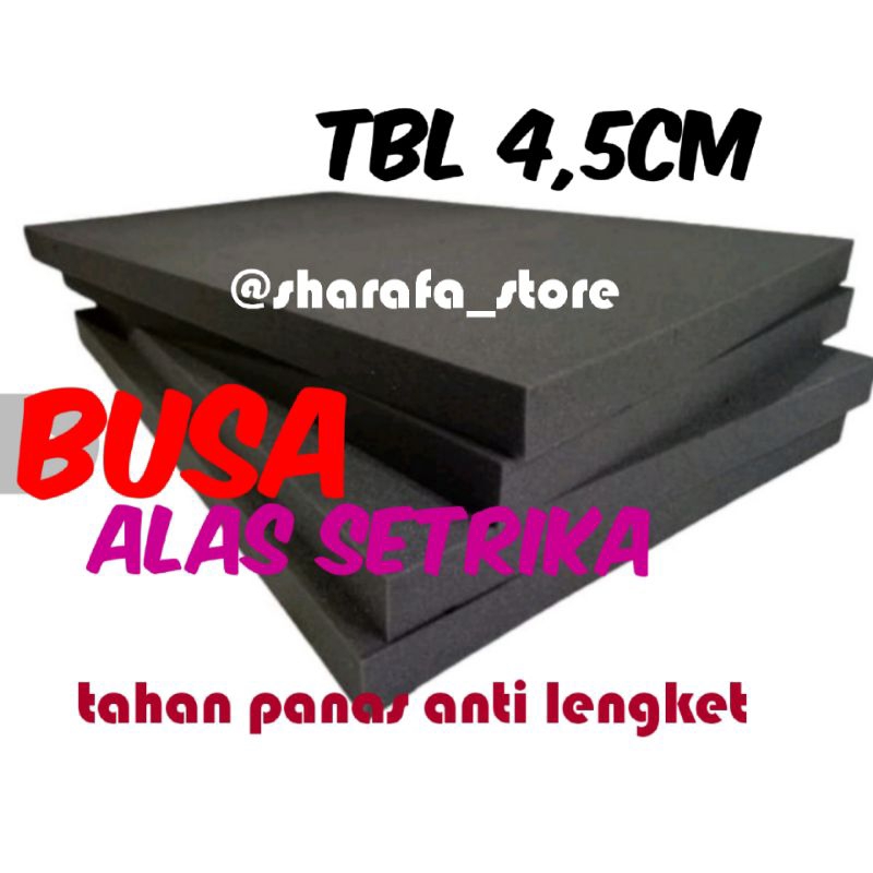 Busa Alas Setrika Inoac 4.5cm Tahan Panas Anti Lengket tatakan setrika busa lembaran busa sofa