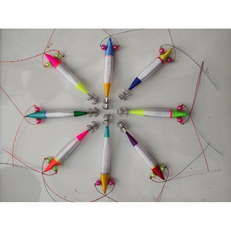 udang fiber buatan tangan/umpan cumi