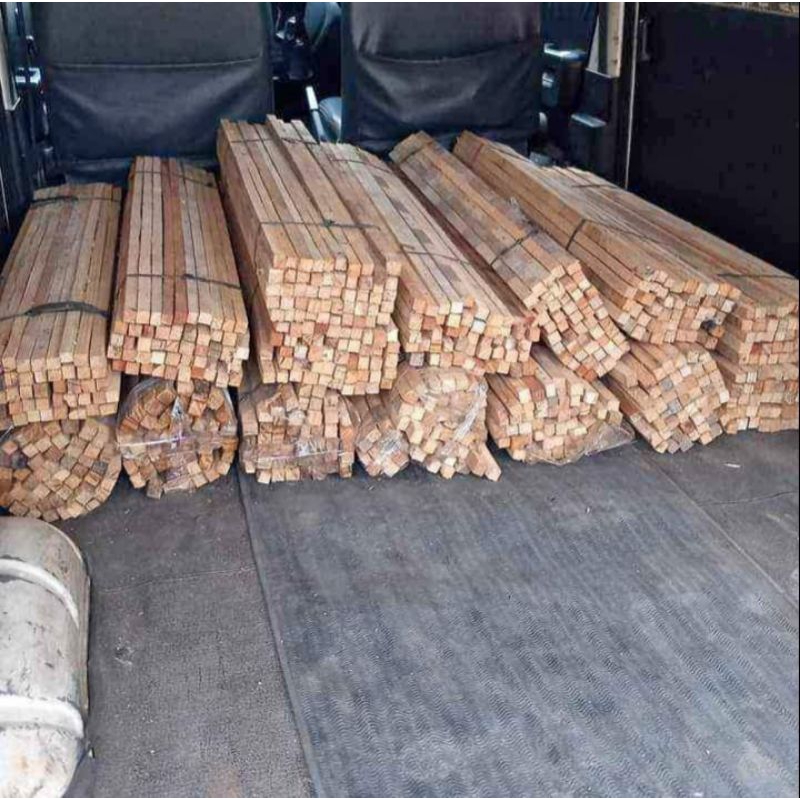 Lis kayu jati belanda 2x2x120