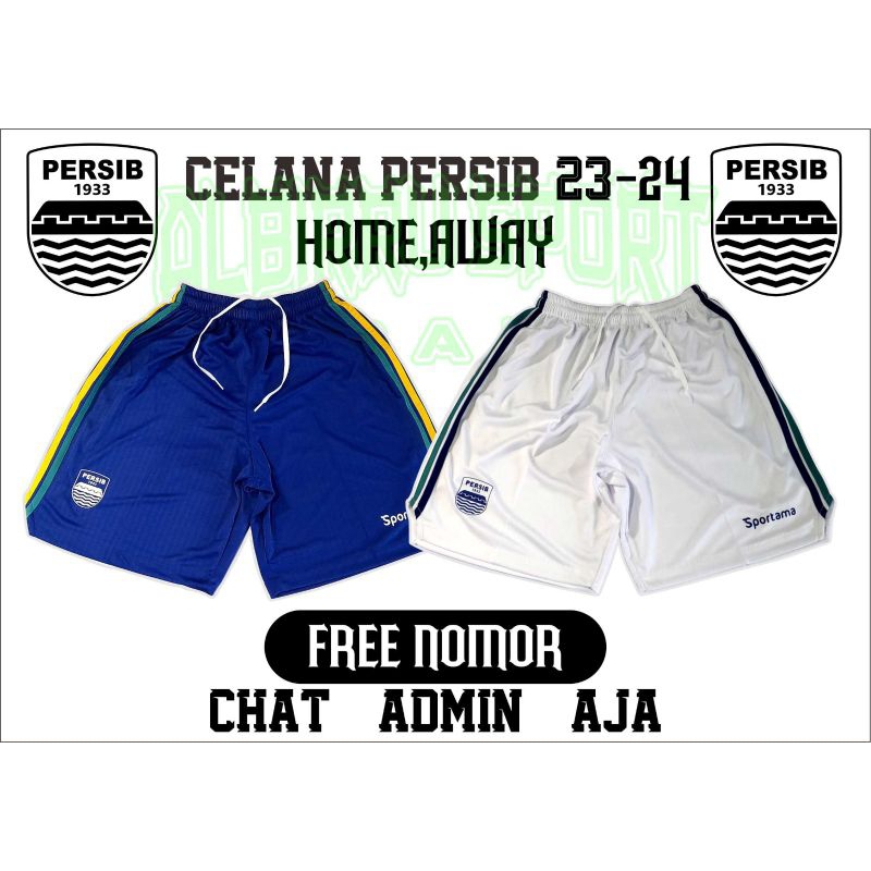 celana persib 2023-2024 celana bola persib home /away