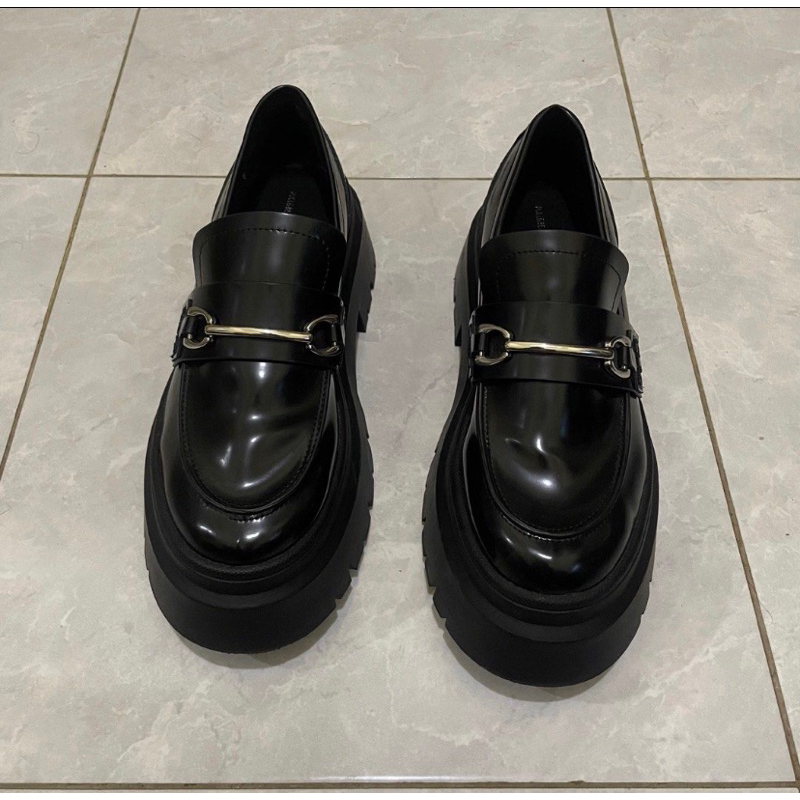 Pull n Bear Penny Loafer Platform Shoes preloved