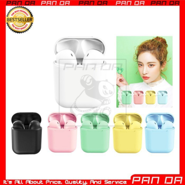 Dijual i12 Inpods Macaron TWS Wireless Bluetooth Stereo Headset Handsfree HP Limited