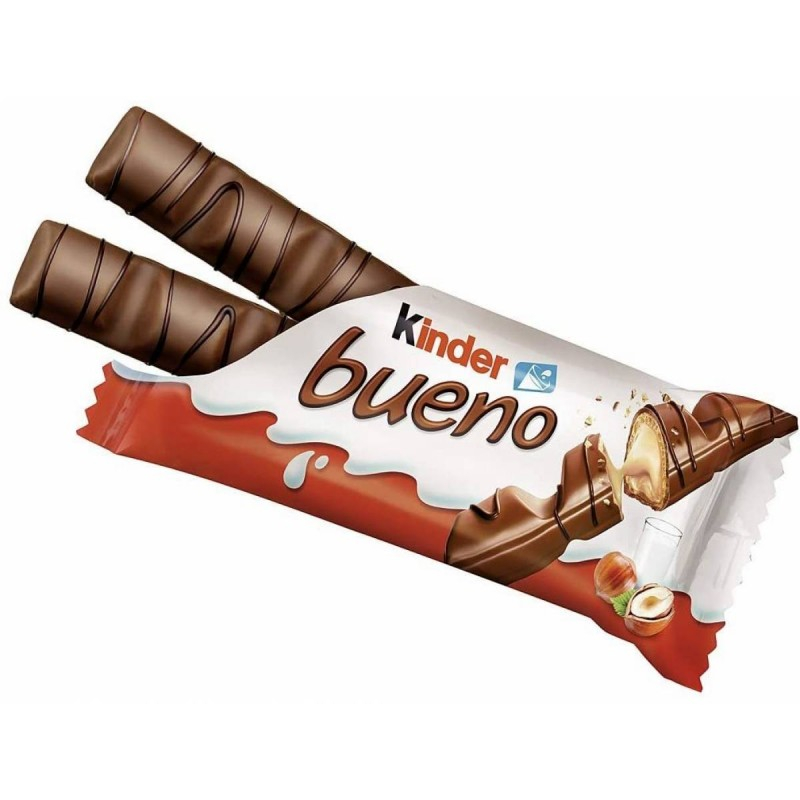 

1Pcs 43gr Kinder Bueno Wafer Lapis Coklat Exp.Desember 2024