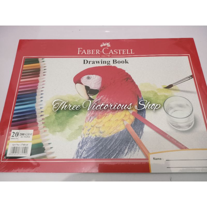 

Original Buku Gambar A4 Parrot Faber Castell