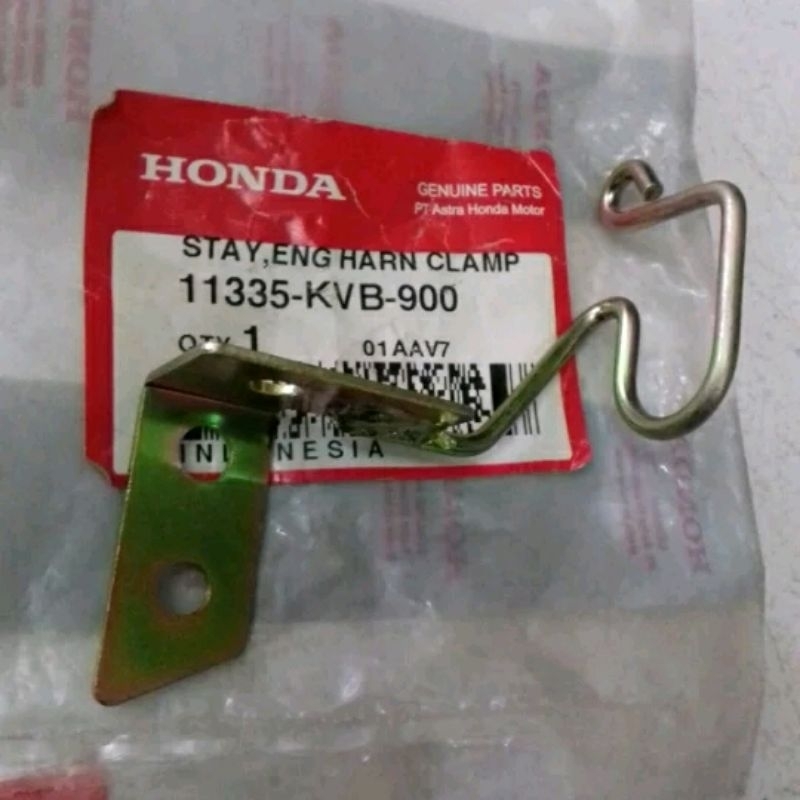 𝗛𝗢𝗡𝗗𝗔 - Braket Dudukan Kabel Mesin Stay Eng Harn Clamp Vario 110 CW/Techno (CBS) 11335-KVB-900