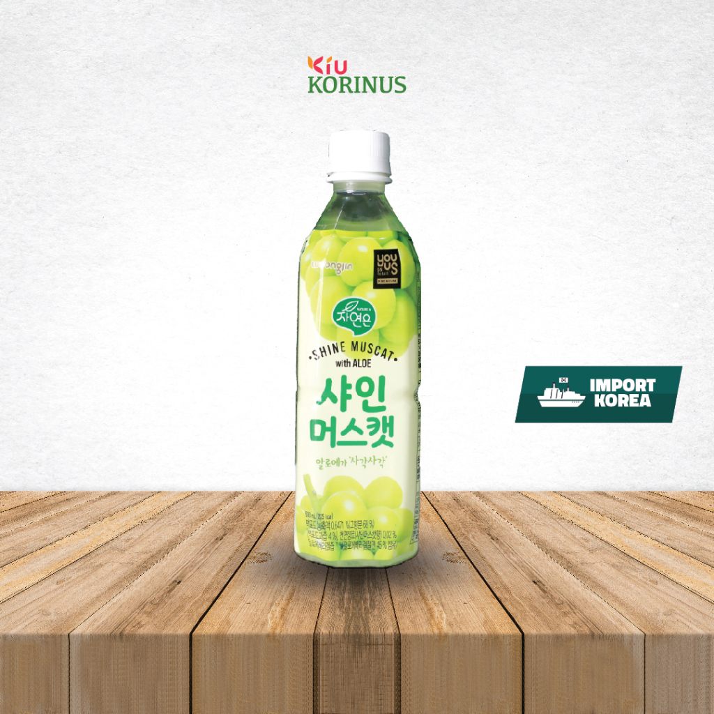 

K- Shine Muscat With Aloe/Minuman Buah Rasa Buah Anggur dengan Lidah Buaya 500ml