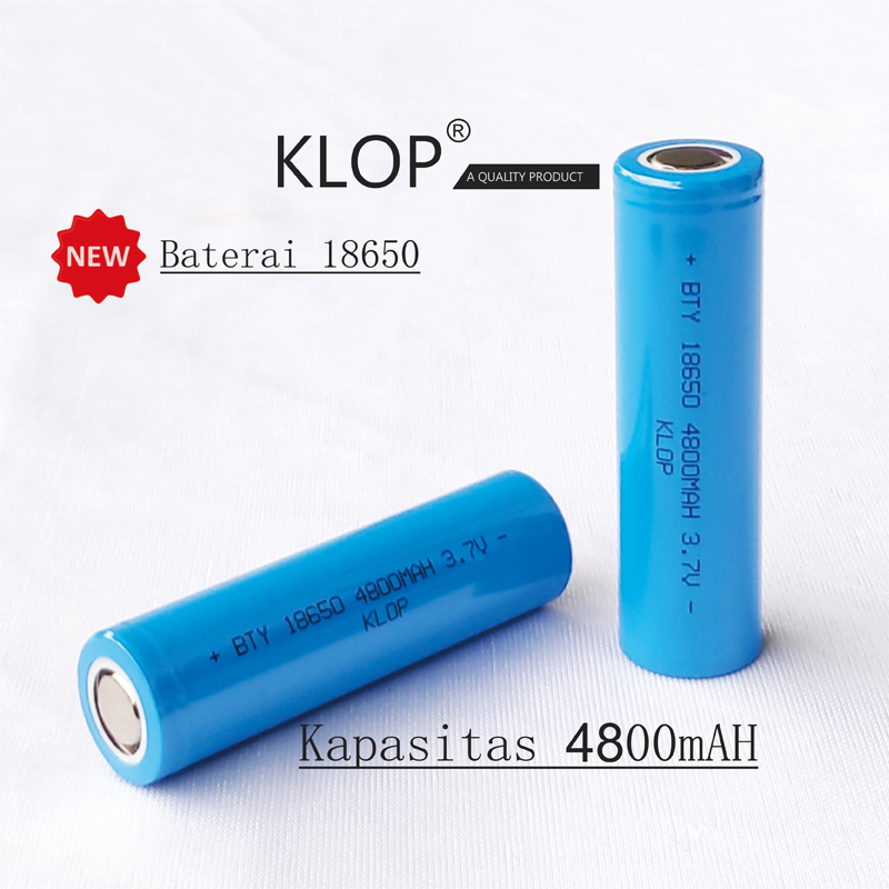 1PCS BATERAI 3.7V DC KLOP 18650 BATTERY 3,7V AKI DC 3.7 VOLT BATERAI 18650 ORIGINAL