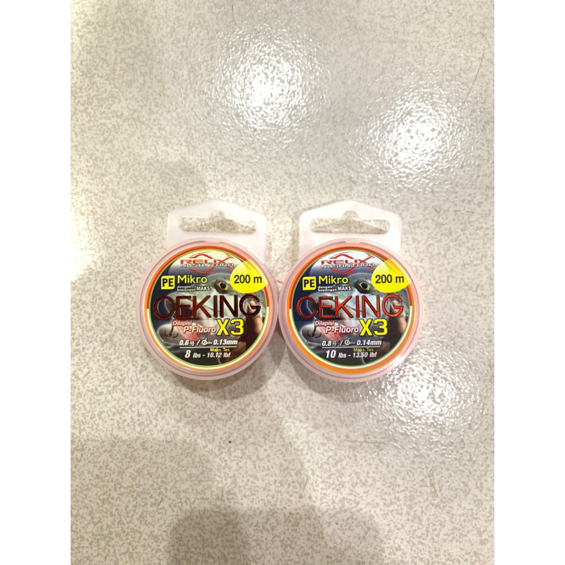 BENANG PANCING / SENAR PANCING / SENAR PE / PE RELIX / RELIX NURelix Nusantara Pe Micro Ceking X3