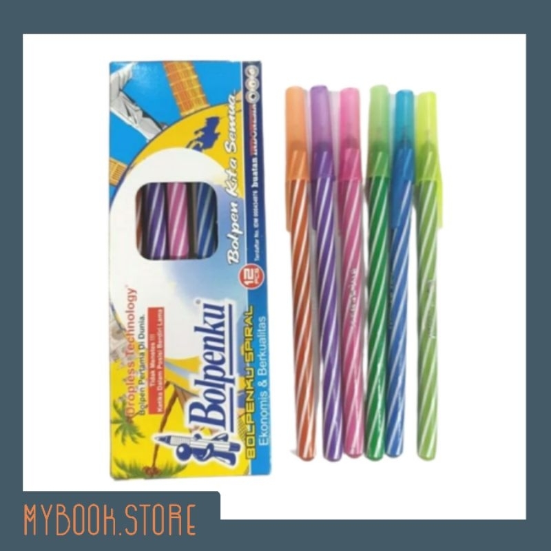 

Bolpenku Spiral Dropless Technology / Pulpen lilin 1pack