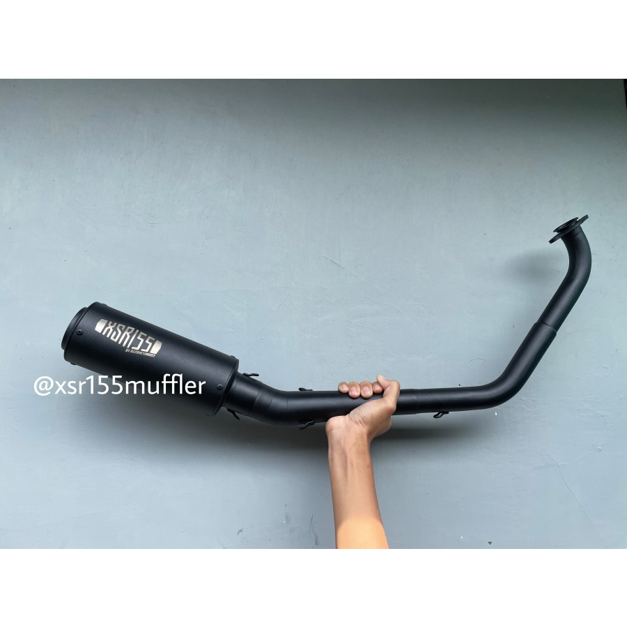 Knalpot Yamaha XSR 155 XSR155 Underbelly Black