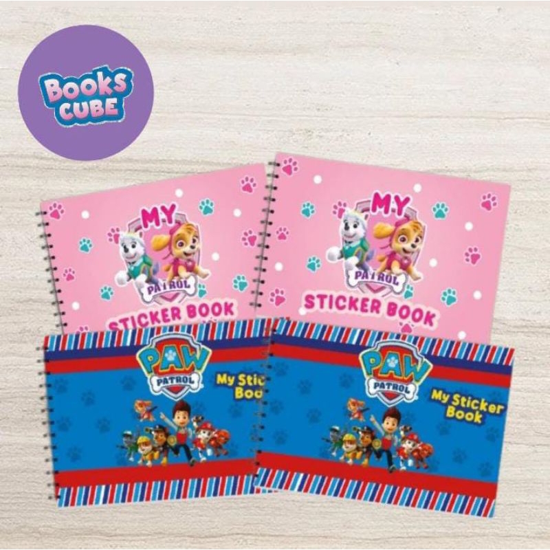 

BOOKSCUBE - Paw Patrol My Stickerbook Blank album Stiker buku